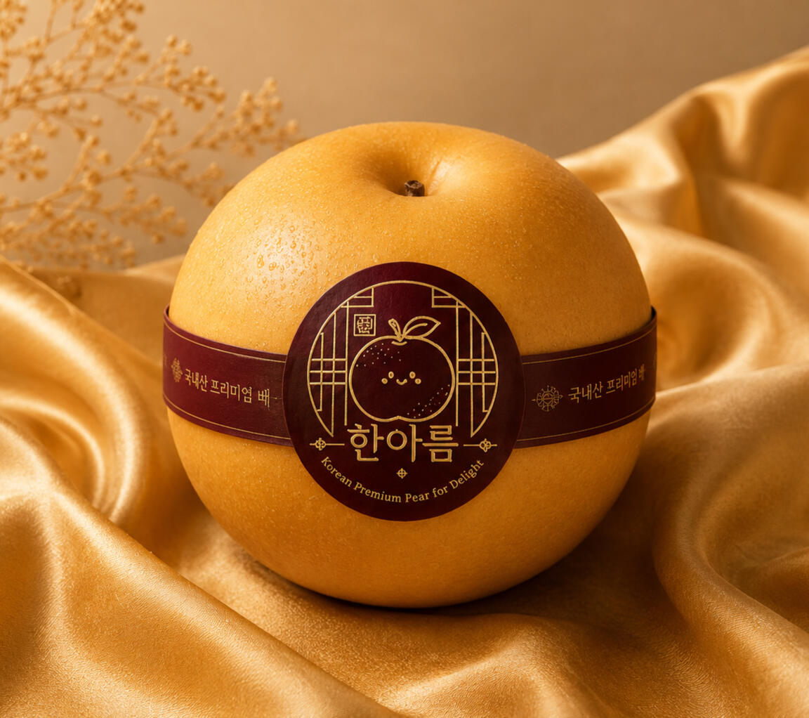 Premium Fruit Branding Logo Project